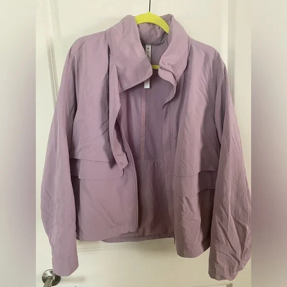 Lululemon Women’s Always Effortless Jacket Zip Up AEJ Dusty Rose Size 12 - Picture 11 of 12